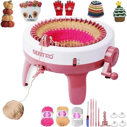 Cyandream SENTRO Knitting Machine 40 Needles, Circular Loom for Beginners