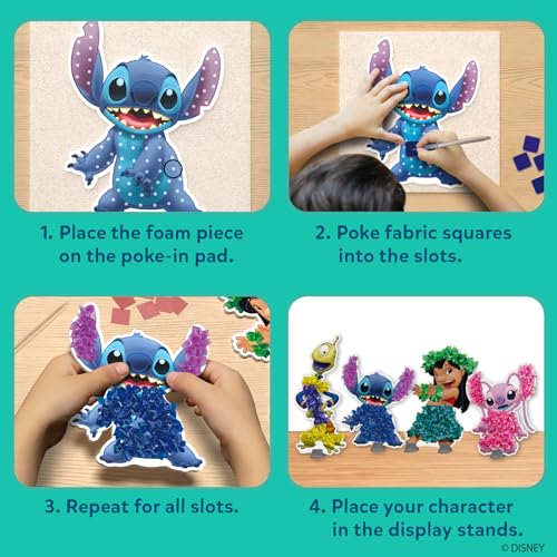 Skillmatics Poke-in Art – Lilo & Stitch, Wood Craft Kit, Gift for Kids - style: 5. Disney's Lilo & Stitch