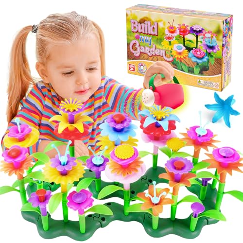 99pcs Flower Garden Building Toys Set - STEM Montessori Toys for Girls - size: Super Set - 99pcs