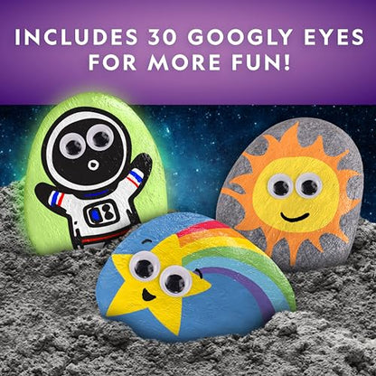 National Geographic Glow-in-the-Dark Rock Painting Craft Kit for Kids - style: Glow in the Dark