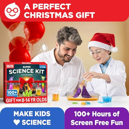 Doctor Jupiter Super Science Experiments Kit for Kids Ages 8+ - style: Super Science Kit: 8+