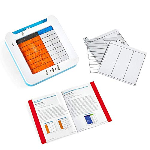 hand2mind Build-A-Grid, Dry Erase Multiplication, 3rd Grade Math, Multiplication Manipulatives, Fraction Manipulatives, Multiplication Game, Montessori Math, Homeschool Supplies (Set of 1) - style: Individual