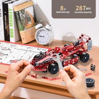 STEM Building Projects Toys - Model Car Kit DIY Building STEM Projects Toys for Kids Boys Girls Ages 8-12-16, Assembly Science Kit Model Car Birthday Gift Toy for Kids Boys 8 9 10 11 12 Years Old - style: 821-3