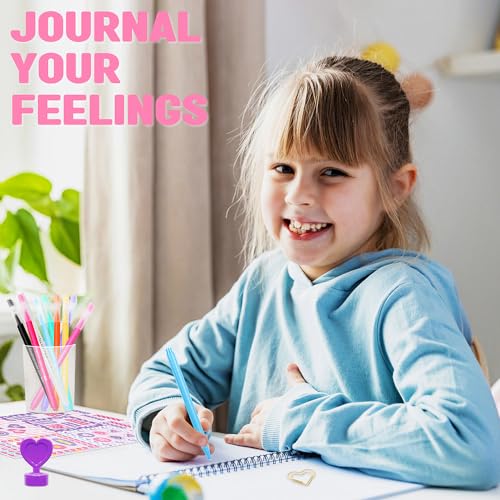 Nollh DlY Journal Kit for Girls Scrapbook Gifts for 8-12 Year Old Girl