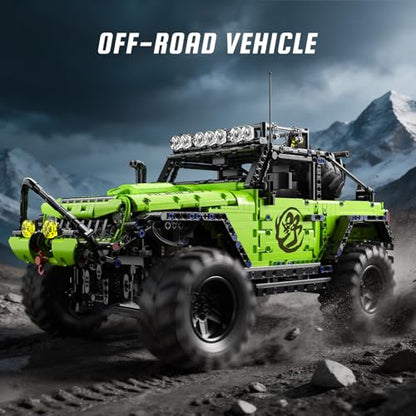 RC Off-Road Vehicle Build kit 1:8 Model Car Building Block Set - color: Style2