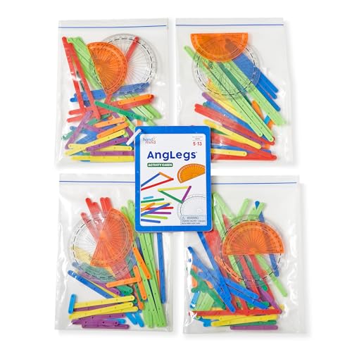 hand2mind AngLegs Small Group Set with 8 Protractors - style: Small Group Set
