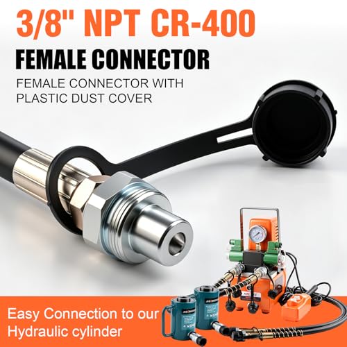HZLZRZ Mini Double Acting Electric Hydraulic Pump with CR-400 Connector - style: HZED—700C