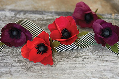 Lia Griffith Double Sided Crepe Paper Folds Roll, 6.7-Square Feet, Sangria and Aubergine, Cherry and Raspberry - color: Sangria and Aubergine, Cherry and Raspberry, size: 6.7-Square Feet