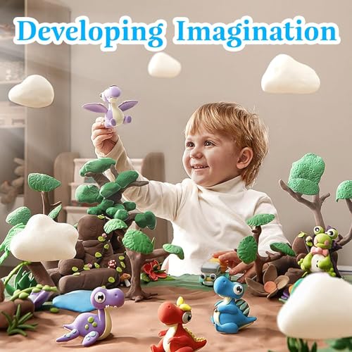 Purple Air Dry Clay 12 Packs Foam Clay Air Dry Foam Clay for Kids,Moldable Super Light Weight Clay Perfect for Arts, Crafts, Classroom Teaching - color: Purple