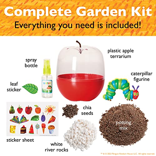 Creativity for Kids The Very Hungry Caterpillar: Ready to Grow Garden - Summer Activities | Science Terrarium Kit Inspired from The World of Eric Carle Books, Education Gifts for Kids (Ages 6+)