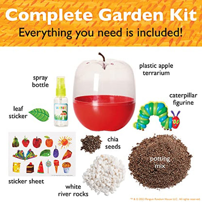 Creativity for Kids The Very Hungry Caterpillar: Ready to Grow Garden - Summer Activities | Science Terrarium Kit Inspired from The World of Eric Carle Books, Education Gifts for Kids (Ages 6+)