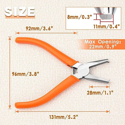 Transverse End Cutter SMT/SMD Chip Cutters Side Cutting Pliers 90 Degree Blade Front Angle Cutter with Extra Long Flat Nose Flush Cutters with 0.31 Inches Cutting Edge for Tight Places - style: 0.31"