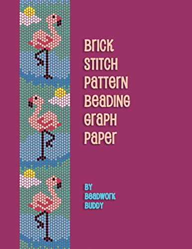 Brick Stitch Beading Pattern Graph Paper: specialized offset graph paper for designing your own unique brick stitch patterns for gourd stitch, on loom, and off loom beading.