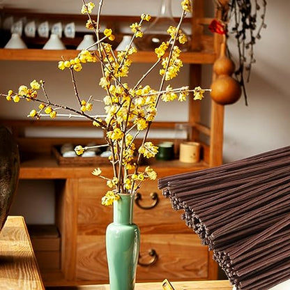 120 Pack Floral Wire Stems for Paper Flower Crafts - 2 Gauge, 16 Inch Artificial Wreath Making Supplies (Brown) - size: 2 Gauge Brown