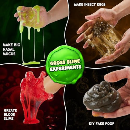 75+ Gross Science Kit for Boys, Science Slime Kit
