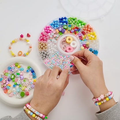 MYCUTEY 594Pcs DIY Friendship Bracelet Making Kit - color: Bracelet kit