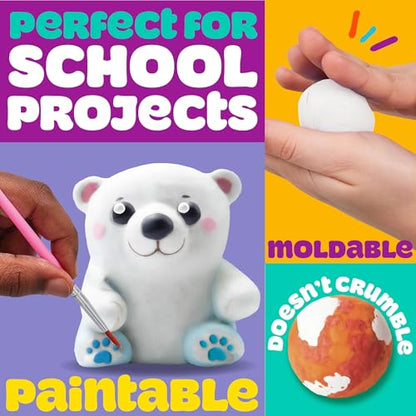 Play-Doh Air Dry Clay Case, Scented Variety Pack, 13 Air-Dry Clays, Fun Molds, Wiggly Eyes, and Sculpting Tool, Arts and Crafts Supplies, Modeling Clay, Fun Kids Activities, Pottery - color: Air Dry Clay Case, size: 13 Pack
