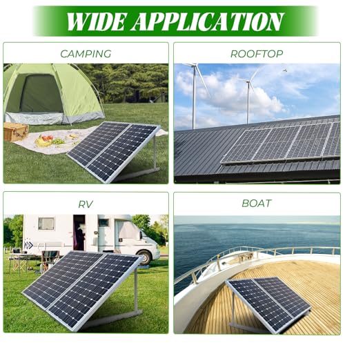 45inch Solar Panel Mounting Brackets, 4 Sets Solar Panel Mounting Kit - size: 45in-4 set