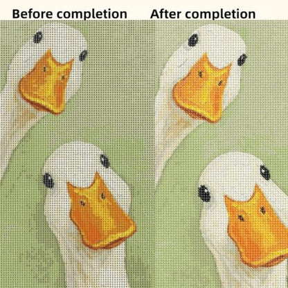 CSZPPQAF Duck Diamond Painting Kits for Adults, Animal Cartoon Diamond Art - color: KM1262-1