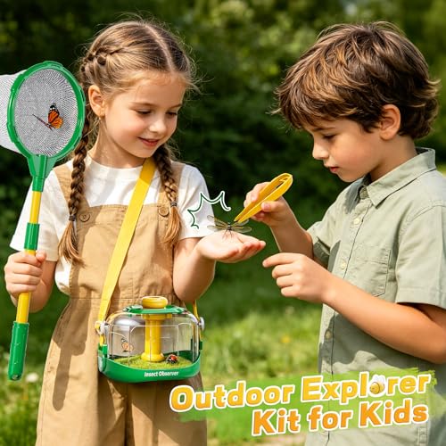 Kids Bug Catcher Kit Outdoor Explorer Set Educational Nature Toy Ages 3-12 - size: 378-3