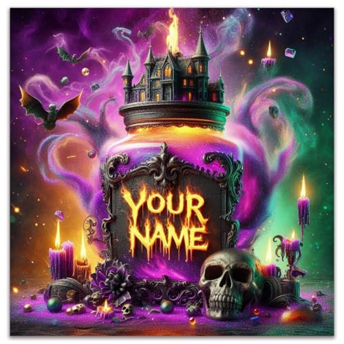 Halloween Diamond Art Kits for Adults - Magic Bottle Diamond Painting Kits - color: Diamond Art Kits-0918-5