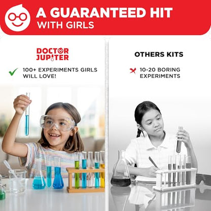 Doctor Jupiter Girls' First Amazing Science Experiments Kit for Ages 4+ - style: Girls' First Amazing Science Kit: 4+