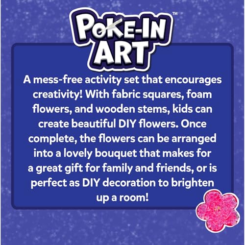 Skillmatics Poke-in Art – Flower Bouquet, Wood Craft Kit, Gift for Kids - style: 2. Flower Bouquet