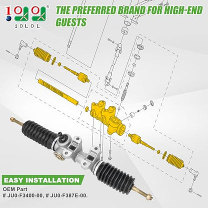 10L0L Golf Cart Steering Gear Box Assembly for Yamaha G22 & G29 Drive