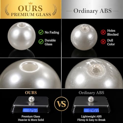 Pearl Beads for Bracelets Making, Bracelet Making Kit for Adults