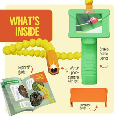 Borescope Snake Scope Camera for Kids, Light, Rechargeable STEM Toy 4-11