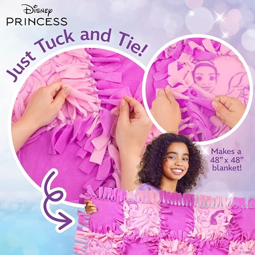 Fashion Angels Disney Princess No-Sew Blanket Kit - color: Princess