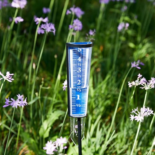 Rain Gauge Stand Replacement for AcuRite 00850A3, Freestanding Adjustable Rain Gauge Holder Mount Accessory, 13.9 in or 23.3 in, Rain Gauge Not Included