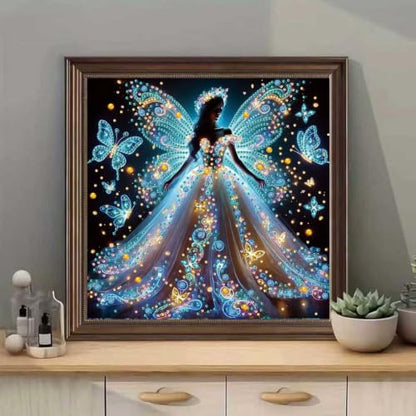 Angel Wings Fairy 5D Diamond Art Painting Kits for Adults 12 x 12 inch - color: SH171