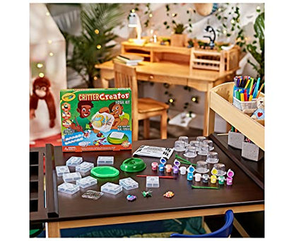 Crayola Metallic Clay Art Kit with Paints, Fossil Molds, Gift for Kids, Ages 7, 8, 9, 10