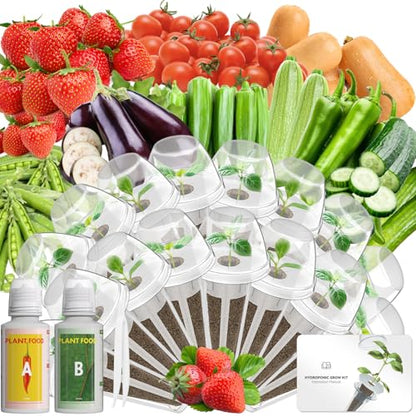 Veggies Seeds Pod Kit Compatible with AeroGarden Hydroponic Growing System - color: Veggies, size: 16-pods