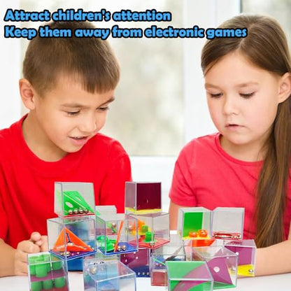 24 PCS Brain Teaser Puzzles for Kids,Balance IQ Maze Game 1.57 in