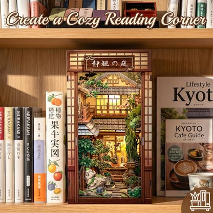 Fsolis Japanese Book Nook Kit Zen Garden - color: Serene Courtyard