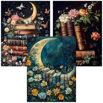 Axquilon 3 Pack Books Diamond Art Kits for Adults 12x16 inch - color: 3-Pack Book
