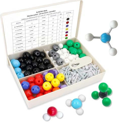 240Pcs Molecular Model Kit for Organic Chemistry Set