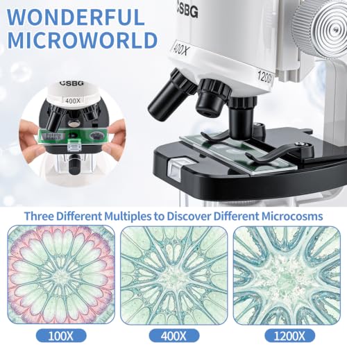 Microscope for Kids,63 PCS Science Kit
