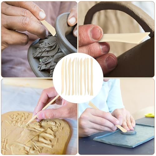 Ferrochef 10 Set 100 Pcs Clay Tools, Plastic Sculpting Tools, Classic Style - color: Classic Style, size: Plastic