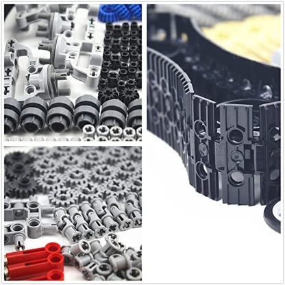 1533 PCS Technical Parts Building Block Accessories Vehicles Gears Cross Axles Wheels Connector Pieces Set Chain Link Pin Joint Shock Absorber MOC Toys - style: MA1533