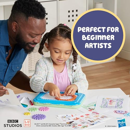 Spirograph Jr Bluey Toys Toddler Arts and Crafts for Kids Drawing Kit - style: Bluey