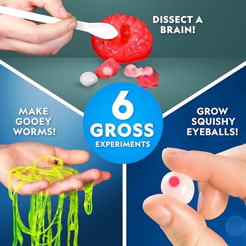 National Geographic Gross Science Kit Chemistry Toy for Ages 8-12 - style: 16 Gross Experiments