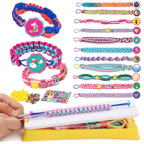 GILI Friendship Bracelet Making Kit - DIY Arts & Crafts for Girls Age 8-12 - color: yellow