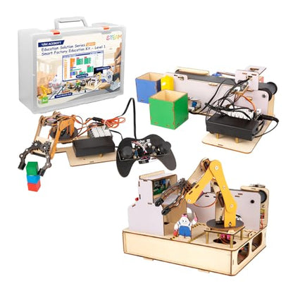 ACEBOTT IoT STEM Kit for Kids, Smart Factory Starter Kit for Arduino ESP32, Educational Science Kits Compatible with Arduino Scratch, STEM Toys for Kids Teens Adults 10+