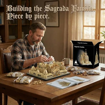 Sagrada Família - Spain Church Building Sets,10328 PCS Cathedral for Adults - color: Sagrada Família