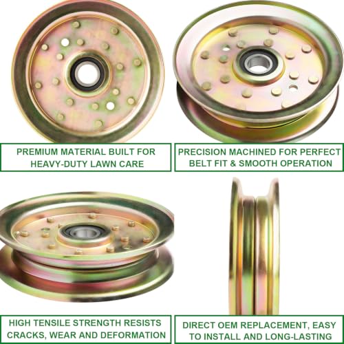 Flat Idler Pulley 103-8743 1126-9196 16-4668 for Exmark Lazer E AS S X Z Series Turf Tracer Quest ZeroTurn - color: 126-9196 103-8743 116-4668