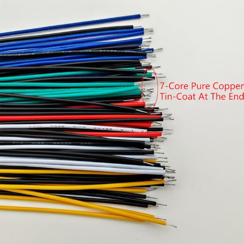 Gebildet 50pcs 5mm Red, Yellow, Green, Blue, White LED Lights, 12VDC Prewired 7.8 Inch V LED Light Diffused Lens - color: Mix color-5mm-12V