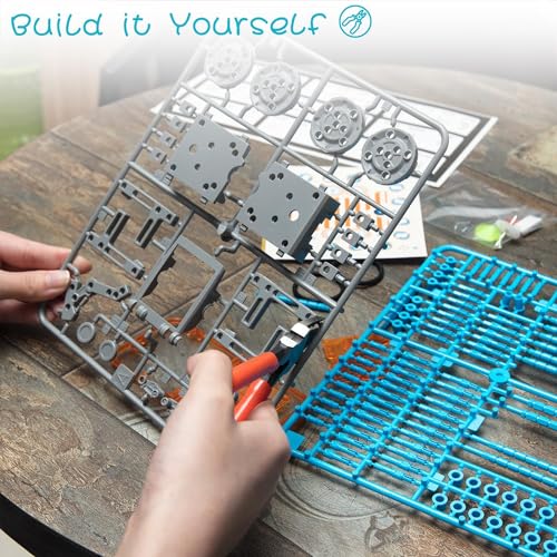 Solar Robot Kit, 14-in-1 STEM Building Toy for Kids DIY Science Robotic Set - color: Gray